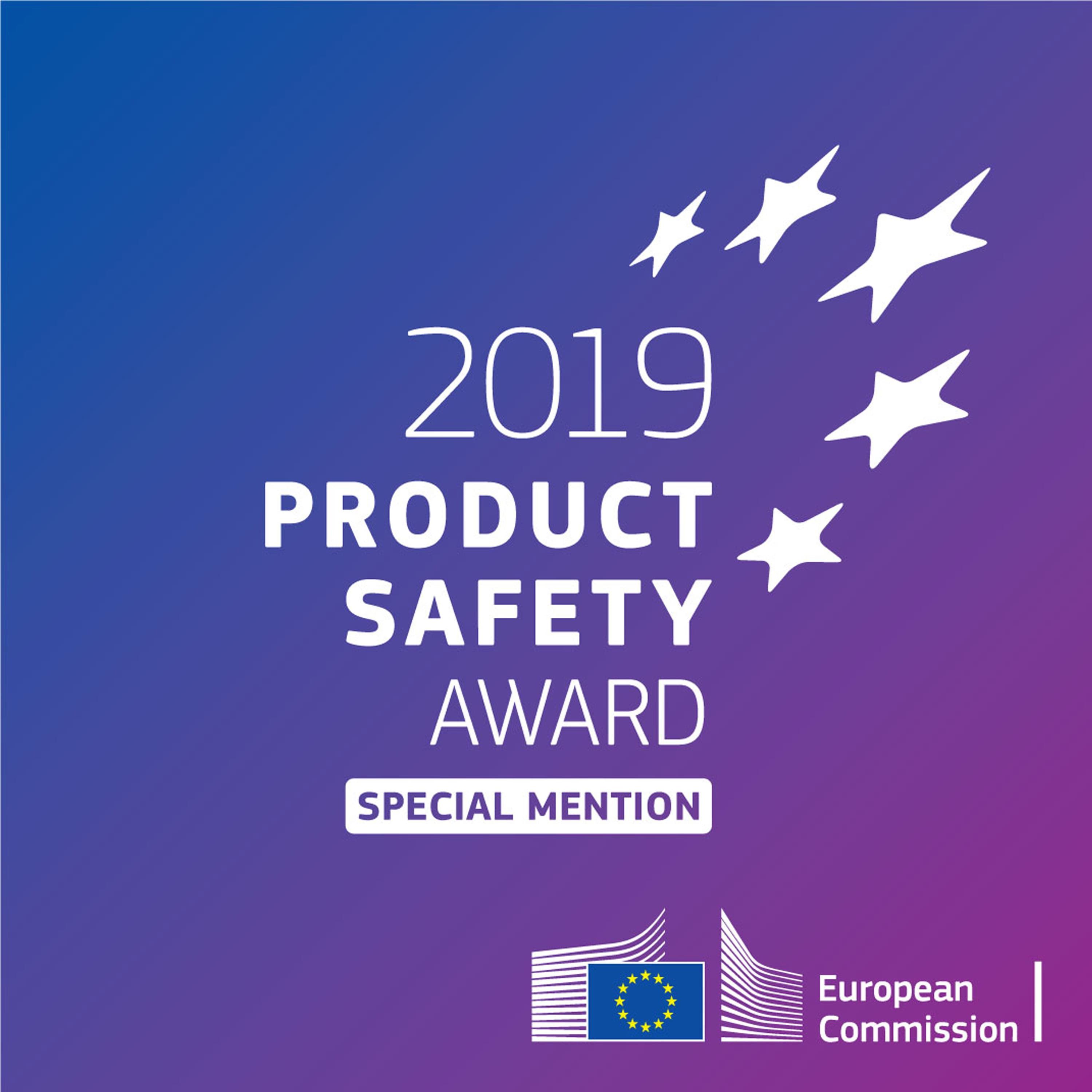 MAM RÉCOMPENSÉE PAR LE PRIX DE L’UE POUR LA SÉCURITÉ DES PRODUITS 2019 MAM RÉCOMPENSÉE PAR LE PRIX DE L’UE POUR LA SÉCURITÉ DES PRODUITS 2019