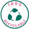 100% recyclable