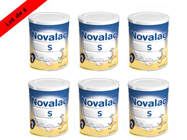 Novalac S Lait 1er Age Pour Les Petits Gourmands 6x800g Paraphamadirect
