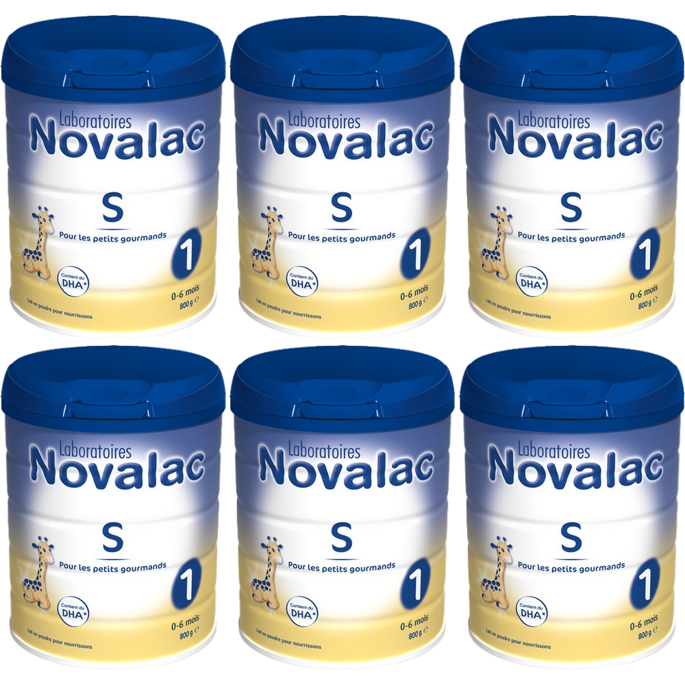 Novalac 1 Lait pour Bébé 0-6 mois, boite de 800g