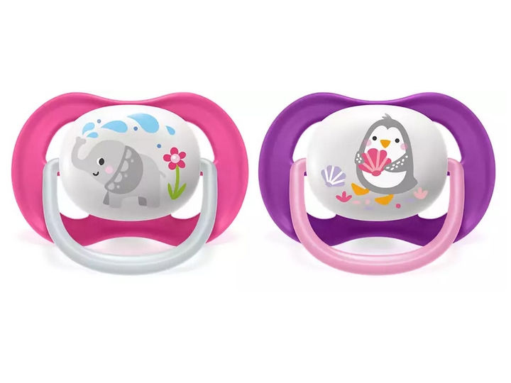 Avent Sucettes Ultra Air 18 mois+ Lion & Ours x2 - Paraphamadirect