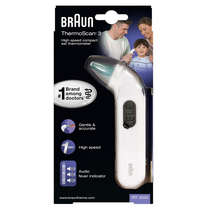 Braun Thermoscan 3 IRT 3030 - Thermomètre Auriculaire - Paraphamadirect