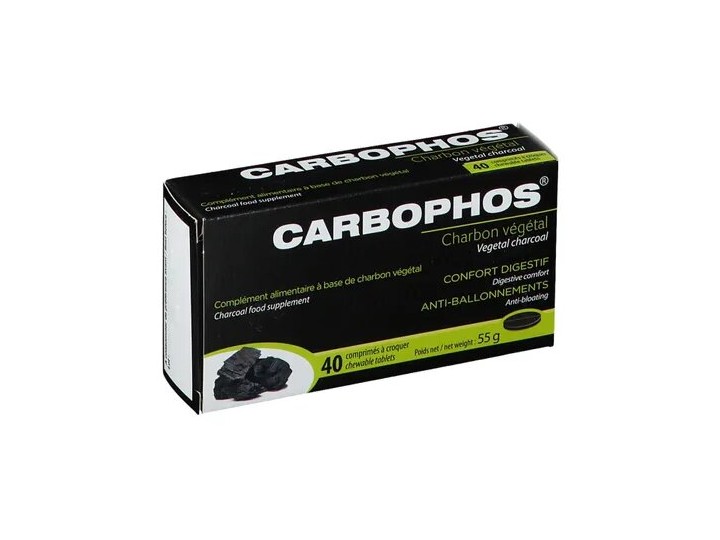 Cooper Carbophos Charbon Végétal 40 comprimés - Paraphamadirect