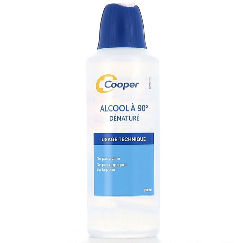 Cooper Alcool à 90 Dénaturé 250ml