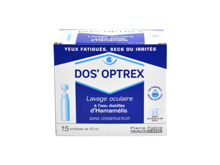 DosOptrex Lavage Oculaire Hamamélis x 15