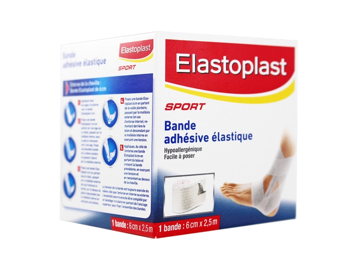 LOT Bande adhésive élastique strapping - ELASTRAP ELASTO