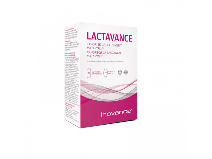 Inovance Lactavance Favorise l'Allaitement Maternelle 30 comprimés + 30  capsules - Paraphamadirect