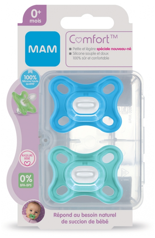 MAM TETINE SOFT SILICONE +4 MOIS (2) : Sucettes
