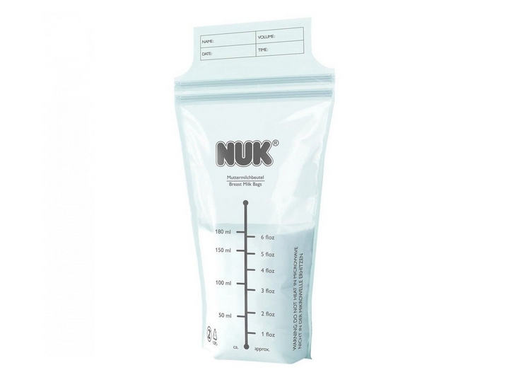 25 sachets de conservation lait maternel de Nuk, Pots de