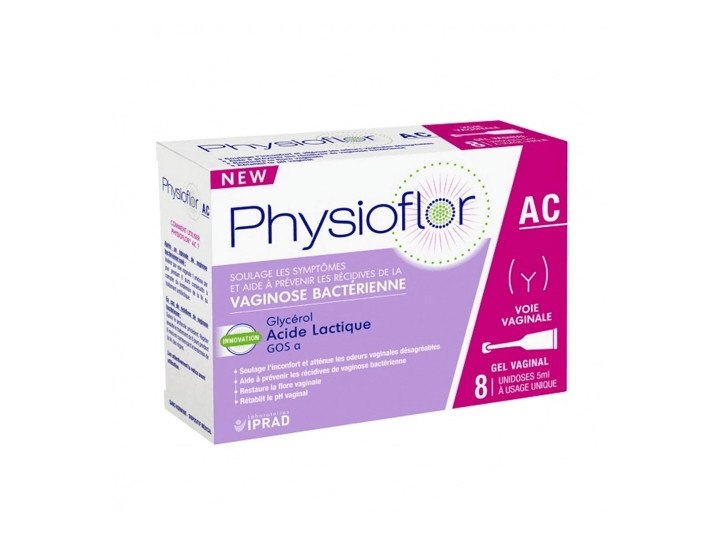 Physioflor AC Vaginose Bactérienne 8 unidoses