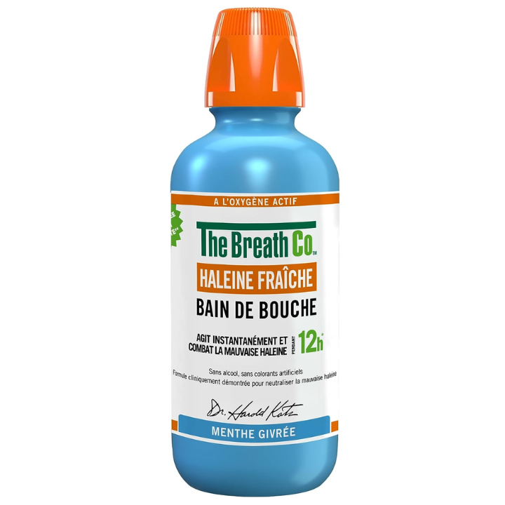 The Breath Co Bain de Bouche Haleine Fraîche Menthé Givrée 500ml -  Paraphamadirect