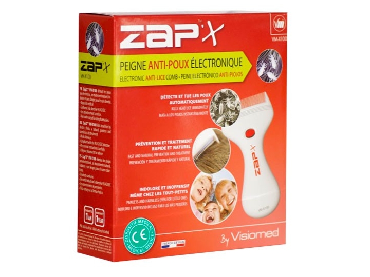 Eureka Pharma Visiomed Zap X Peigne Anti-Poux Electronique Z100 Pièce 1