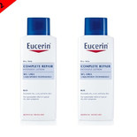 LOT 2  Eucerin Complete Repair Peaux Sèches Emollient Reparateur 10% Urée 2x400ml