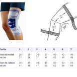 Bauerfeind GenuTrain S Genouillère Active avec Renforts Latéraux Articulés T2 Gauche