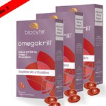 LOT 3 Biocyte Oméga Krill Souplesse des Articulations 3x30 capsules