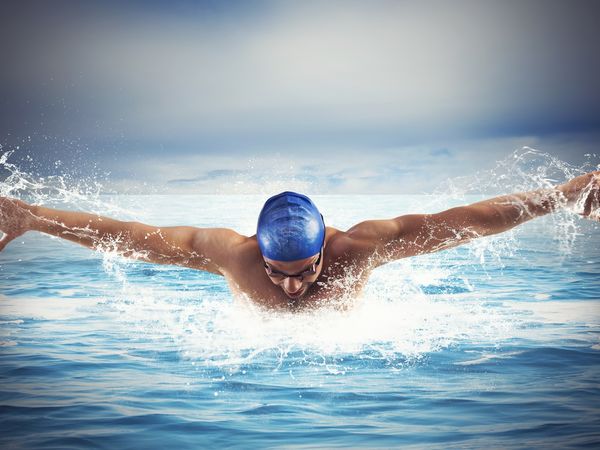 Bouchons d'Oreilles Malléables Natation Bleu et Rose