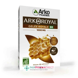 La Ruche ArkoPharma ArkoRoyal - Gelée Royale BIO - 1000mg - 20 ampoules