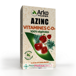 Vitamine D ArkoPharma Azinc - Vitamines C+D3 - 20 comprimés effervescents
