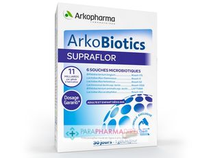 Pré / Probiotiques Arkopharma ArkoBiotics Supraflor Ferments Lactiques 30 gélules