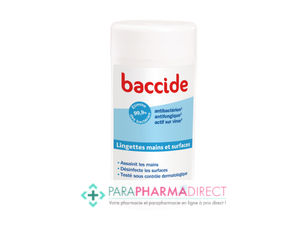 Baccide Lingettes Mains & Surfaces x100