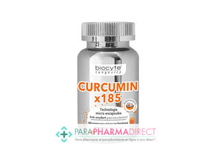 Biocyte Longévité Curcumin x185 Anti-Oxydant 30 gé