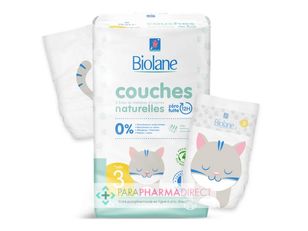 Biolane Couches Naturelles T2 3 6 Kg 28 Couches Paraphamadirect