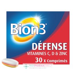 Pré / Probiotiques Bion 3 - Défense - 30 comprimés