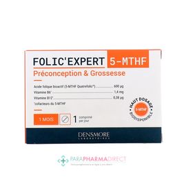 Désir d'Enfant Densmore Folic'Expert 5-MHTF 30 Comprimés