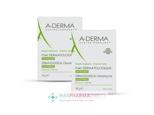 Irritations A-Derma Les Indispensables Pain Dermatologique Apaisant 2x100g
