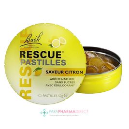 Confiseries Fleurs De Bach Rescue - Pastilles Saveur Citron 50g