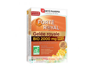 La Ruche Forté Pharma Forté Royal Gelée Royale BIO 2000mg 20 Ampoules de 10ml
