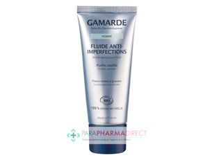 BIO Gamarde - Homme - Fluide Anti-Imperfections - Purifie & Matifie - BIO 40 ml
