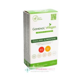 Vitamine D Gomenol - Equilibre Alimentaire Vegan 60 comprimés