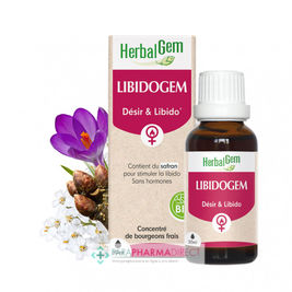 Libido HerbalGem Libidogem Désir & Libido Femme BIO 30ml Libido HerbalGem Libidogem Désir & Libido Femme BIO 30ml
