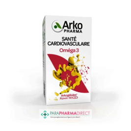 Oméga 3 ArkoPharma ArkoGélules - Oméga 3 - Santé Cardiovasculaire - 60 capsules