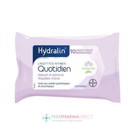 Hydralin Quotidien Lingette x10