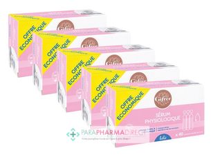 Hygiène Nasale / Oreilles Gifrer Bébé Sérum Physiologique 5x40 Unidoses de 5ml