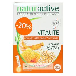 La Ruche Naturactive Vitalité 20 sticks fluides (OFFRE -20%)