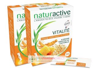La Ruche Naturactive Vitalité 2x20 sticks fluides