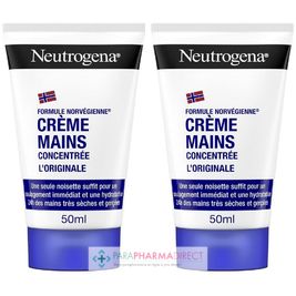 Hydratants Neutrogena Crème Mains Concentrée - L'Originale - LOT de 2x50ml