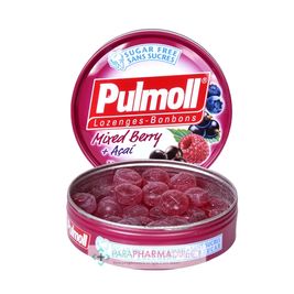 Confiseries Pulmoll Bonbons Fruits Rouges 45g