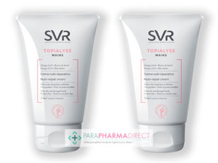 Hydratants SVR Topialyse Crème Mains Nutri Réparatrice 2x50ml