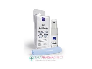 Nettoyants Lunettes Zeiss Kit Anti-Buée Spray 15ml + Lingette Microfibre