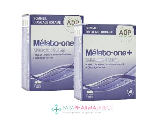 Nutrition / Sport ADP Mélato-one+ Mélatonine 1,8mg 2x30 gélules