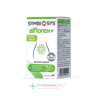 Nutrition / Sport Symbiosys Alflorex+ - Confort Digestif 30 gélules