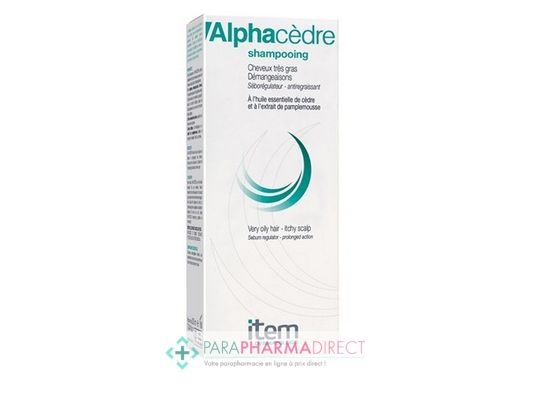 Corps / Beauté Item Dermatologie Alphacèdre Shampooing Cheveux Très Gras Démangeaisons 200ml