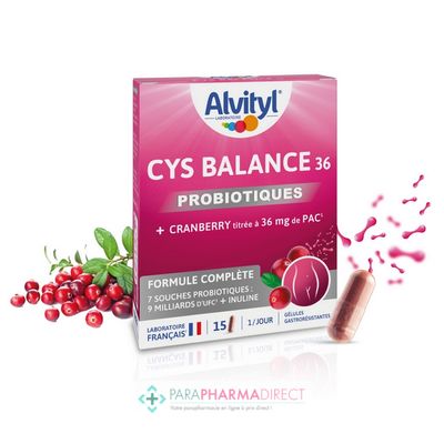 Nutrition / Sport Alvityl Cys Balance 36 15 gélules