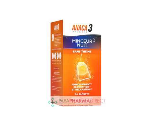 Nutrition / Sport Anaca 3 Minceur Nuit 24 Sachets Infusions