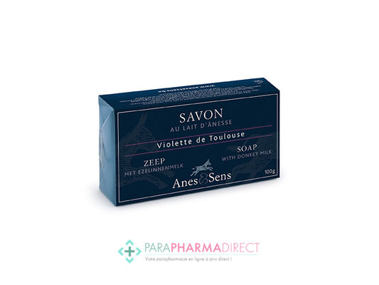 Corps / Beauté Anes et Sens Savon au lait d'ânesse Parfum Violette 100g