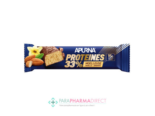 Nutrition / Sport Apurna Barre Amande Energie Saveur Vanille 45g